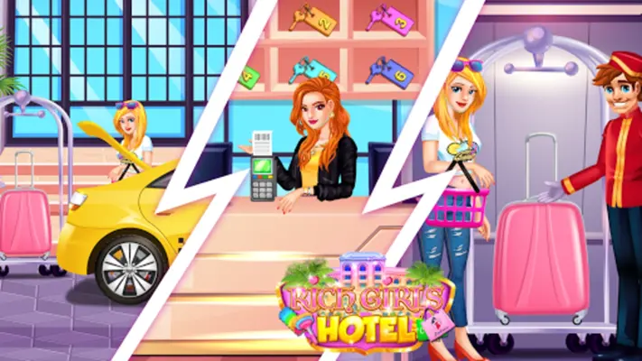 Rich Girls Hotel Shopping Game android App screenshot 4