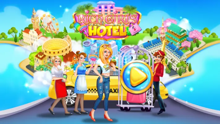 Rich Girls Hotel Shopping Game android App screenshot 5